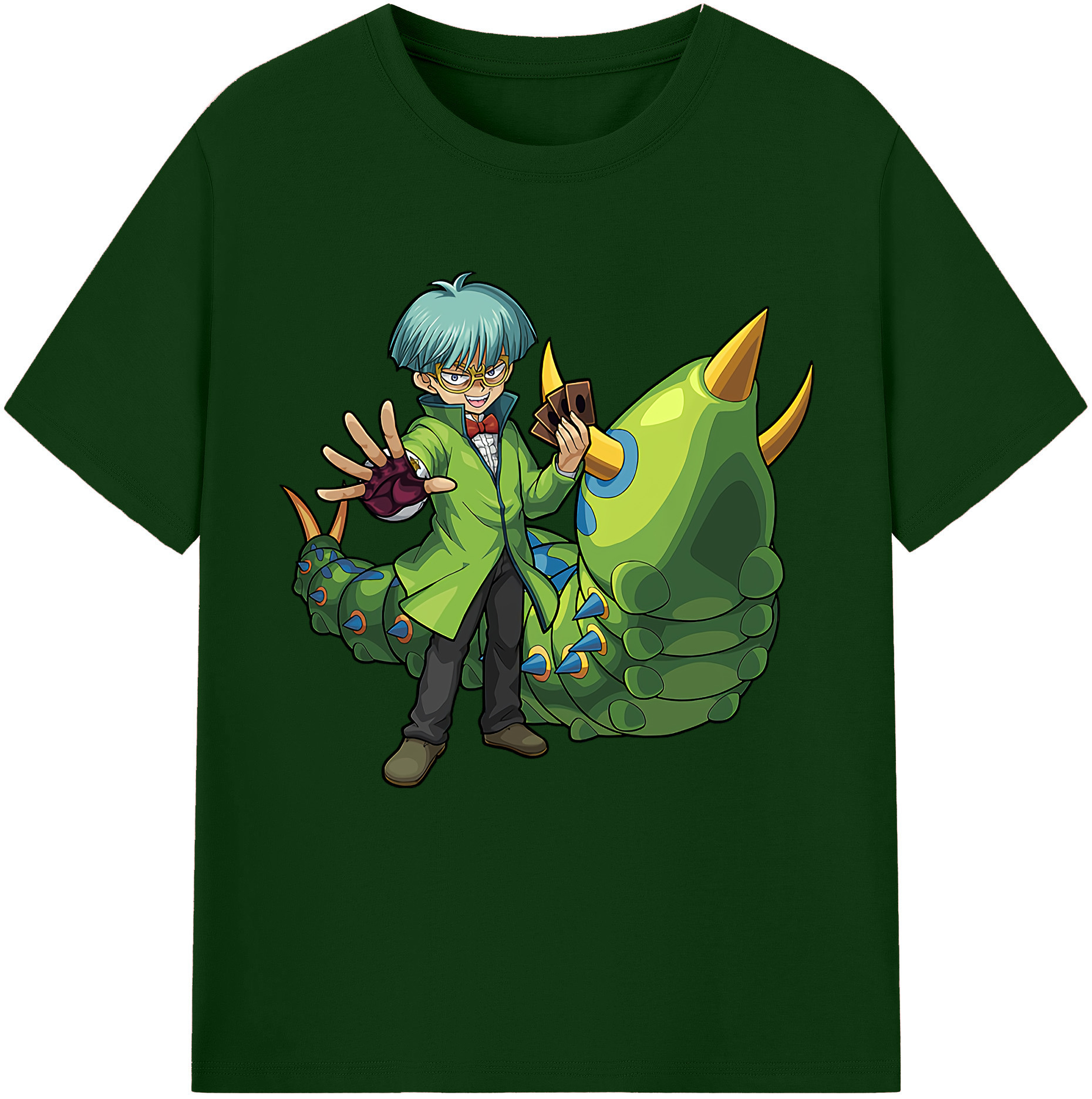（画像用） 遊☆戯☆王 Yu-Gi-Oh! 綿100％半袖Tシャツ（フロントプリント）